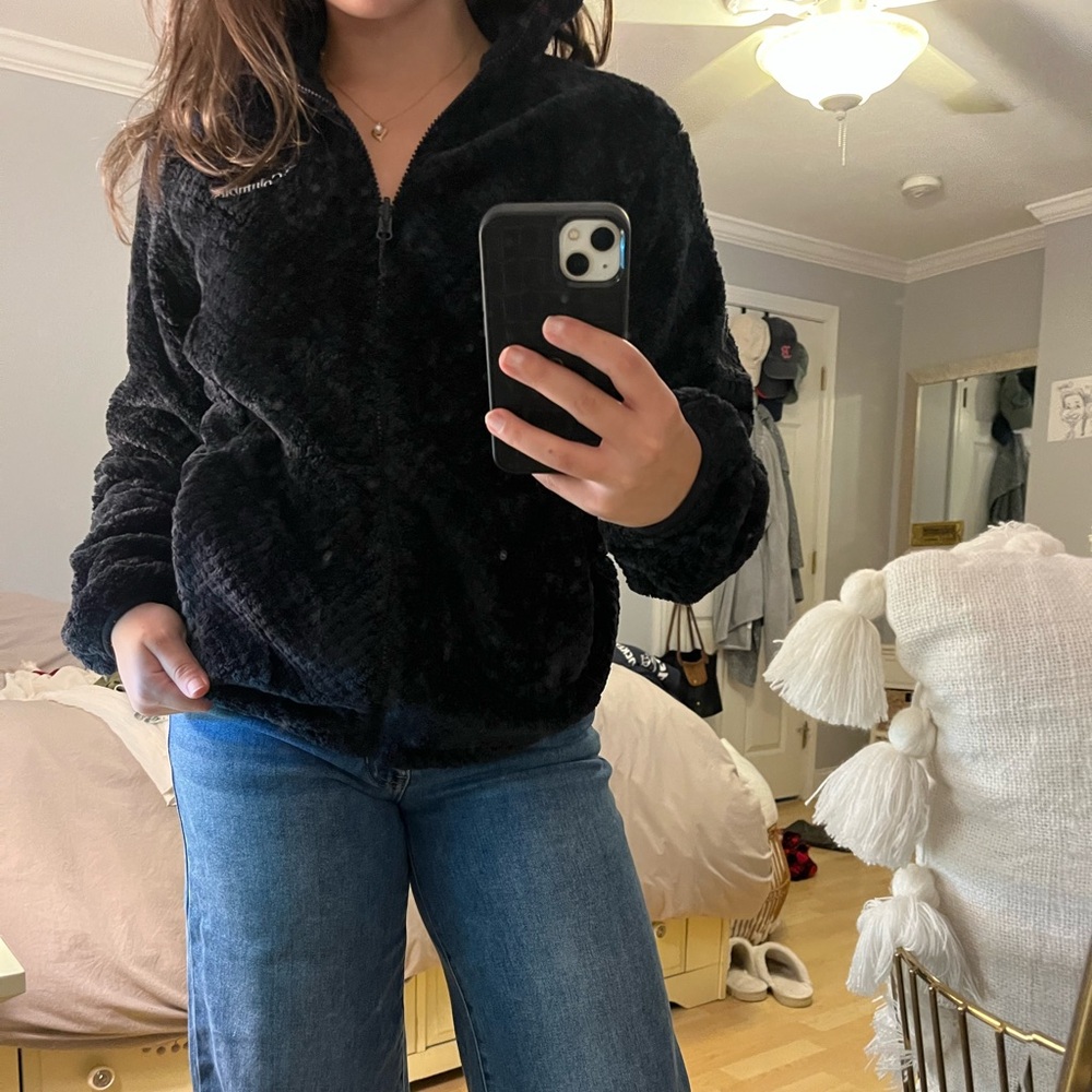 Columbia Women's Black Teddy Jacket